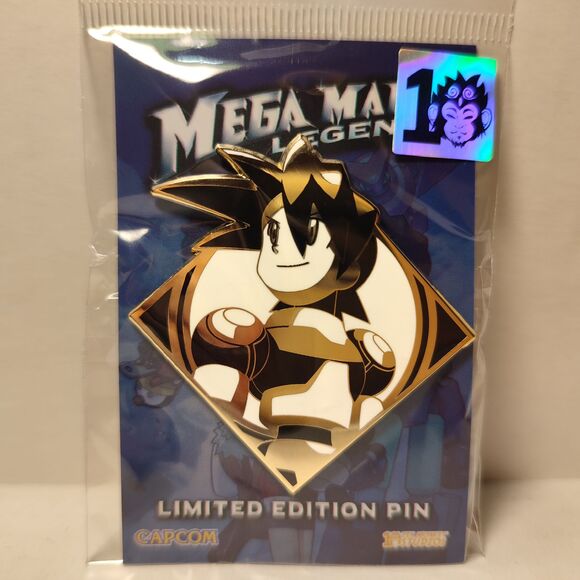 Mega Man Legends Rock Volnutt Enamel Pin Official Capcom Limited Edition Emblem - Picture 1 of 2